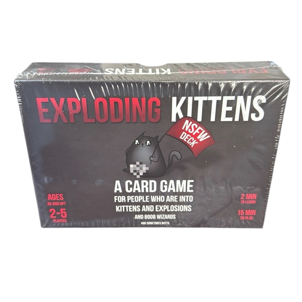 Exploding Kittens NSFW Edition Card Game NEW Sealed
